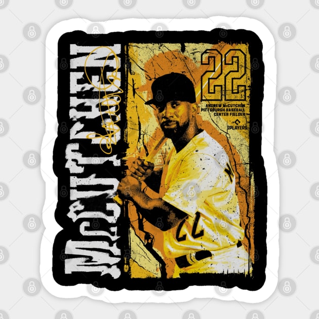 Andrew McCutchen Pittsburgh Grunge Sticker by ganisfarhan